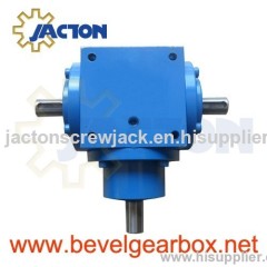 bevel gearbox reverse rotation, small 90 degree high speed gearbox, 5 to 1 gear ratio box with 1" shafts
