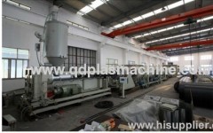 plastic PE water and gas pipe extrusion line plastic machine