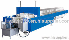 Type 1500 Quick opening high pressure PP membrane filter press