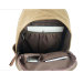 brown canvas school backpacks with fashionable design