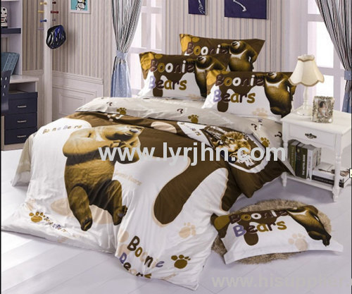 100% Cotton Children Printed Bedding Set