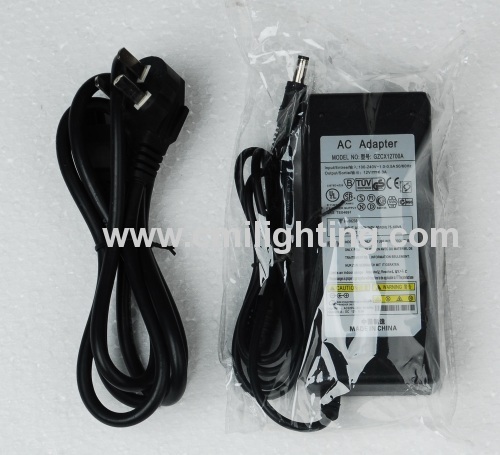 12v 1a-6a with EU plug switching power adapter for Led Stirp Light