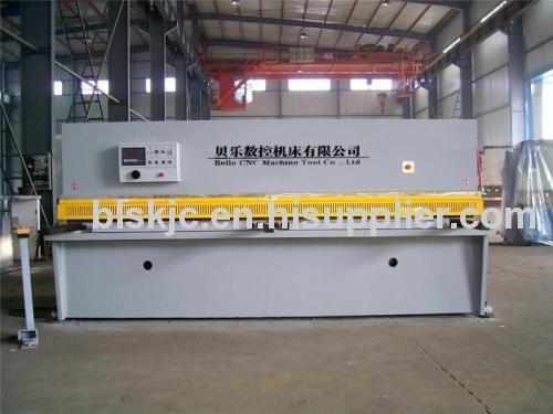 Order 5 meters large hydraulic pendulum shearing machine