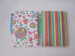 B6 4 subject college ruled hardcover spiral notebook with pen