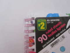 B6 4 subject college ruled hardcover spiral notebook with pen