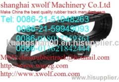 Excavator rubber track shoe