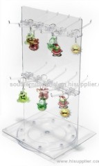 Mobile phone straps display stand