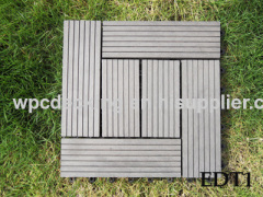wood plastic decking tile