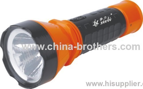 0922 model plastic led rechargeable torchlight