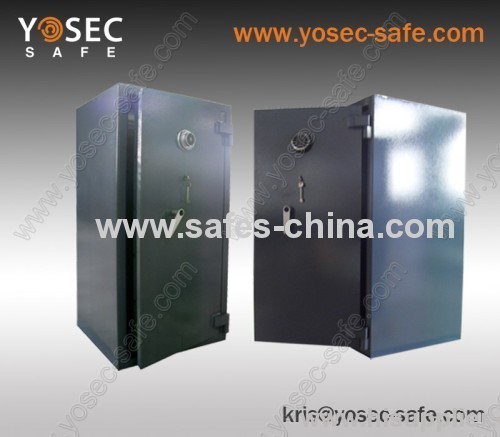 large security safe China with double bitted key lock and digital time delay safe lock