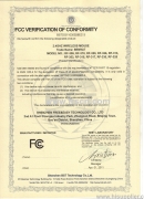 Fcc & CE certificates