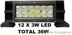 12 X 3W LED 36w LED HIGH POWER LIGHT BAR
