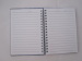 A6 2 subject hardcover spiral notebook good quality