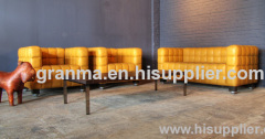 Josef Hoffmann Style Kubus 1 Seat Sofa