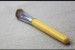 Natural wood handle cosmetic brush