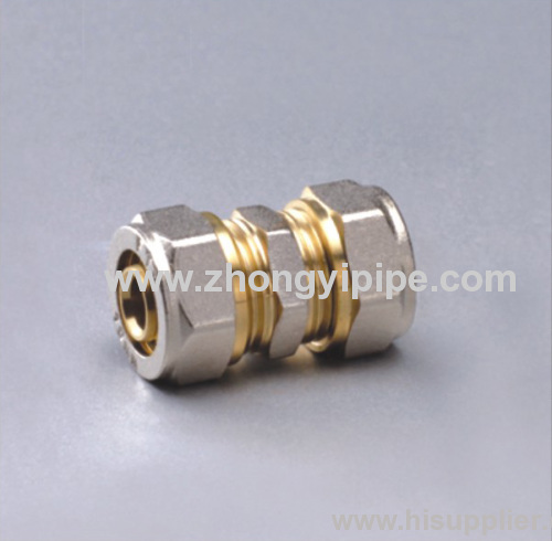 brass fitting straight connector