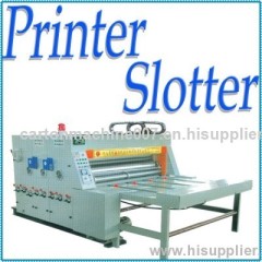 Cardboard printer slotter machine multicolor Fit for small carton