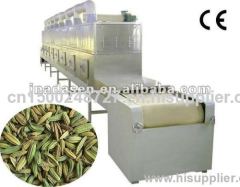 Fresh cumin microwave dryer and sterilizer equipment--cumin drying --cumin sterilzation