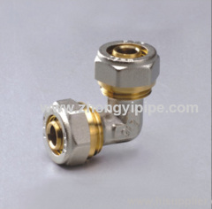 brass fitting equal elbow