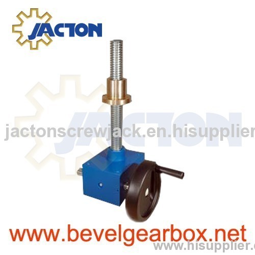 lightweight screw jacks, light duty beveled screw jack, mini worm gear screw jack, mini machine screw jack