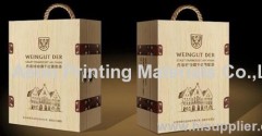 Hot stamping film for wood/wooden packing box