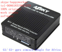 100% original Azsky G1/ G1+ Gprs simcard dongle from skype-happyworkgo ,work stable