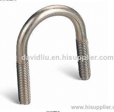 U-shaped Bolt, Made of Carbon and Alloy Steel with Self Color, ZP, YZP or HDF Finish