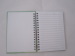 A6 3 subject college ruled hardcover spiral notebook hot sale