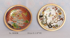 Cloisonne plate Cloisonne ware