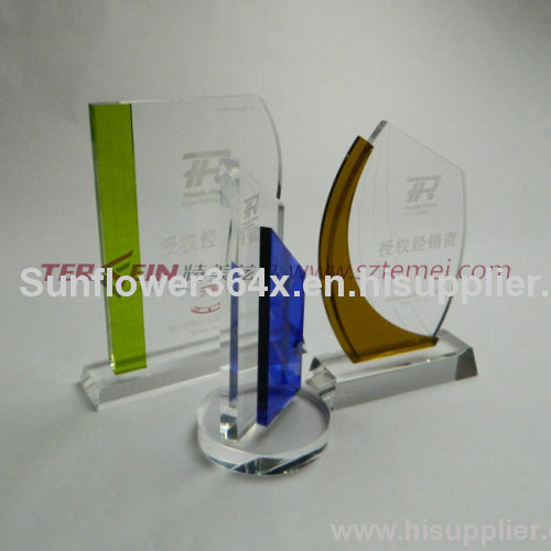 acrylic paperweight trophy award