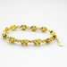 18k gold plated sterling silver bracelet ,silver bracelet with yellow cubic zircon