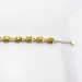 18k gold plated sterling silver bracelet ,silver bracelet with yellow cubic zircon