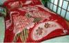 Double Printed 100% Polyester Blanket , 2 Ply Blanket For Home