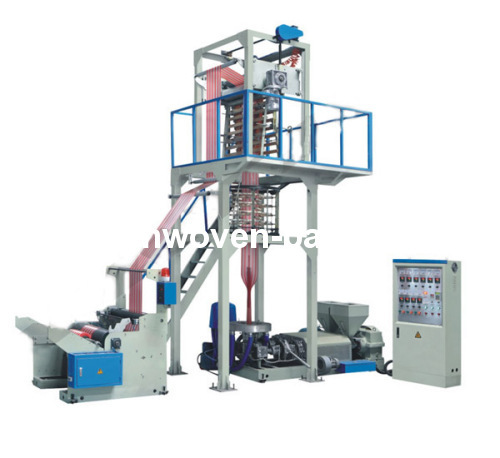 PE Double Color Strip Film Blowing Machinery