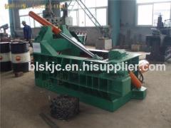 Hydraulic metal baling press