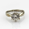 fashion ring ,925 serling silver created diamonds engagement ring