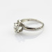 New Designer Jewelry 925 Silver Pave Created Diamonds Heart Ring