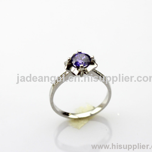 925 sterling silver jewelry created amethyst solitaire ring gemstone jewelry