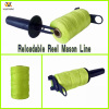 500 Feet Neon Green Reloadable Reel Nylon Mason Line