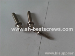 Speciality countersunk head split self-clinching bolts
