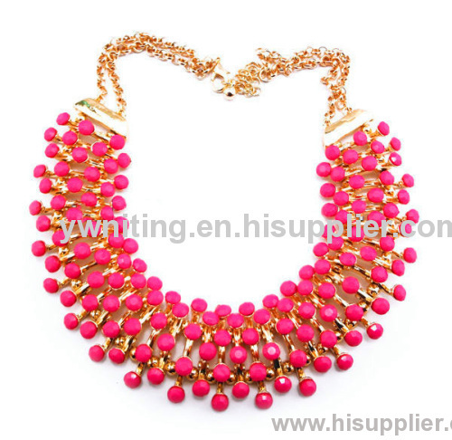 globle hot selling chunky necklace fashion jewellery vner