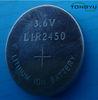 Rechargeable 3.6 Volt Lithium Button Coin Cell Battery LIR2450 For Audio Equipment