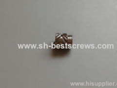 Copper brass knurled thumb rivets special fasteners