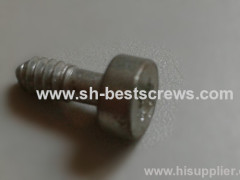 Cross recessed /slotted heavy pan head self-tapping screw