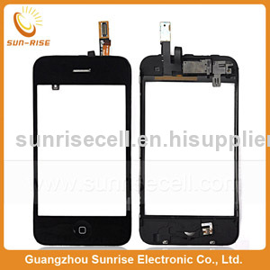 Factory price for iphone 3gs touch screen digitizer with frame