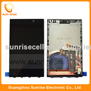 For blackberry z10 lcd digitizer with touch screen digitizer with frame