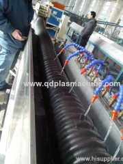 High speed PE spiral pipe making machine plastic machine