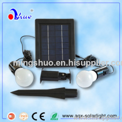 2W Solar Power Homeuse Lighting System