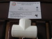 PP-R plumbing material PP-R equal tee from China