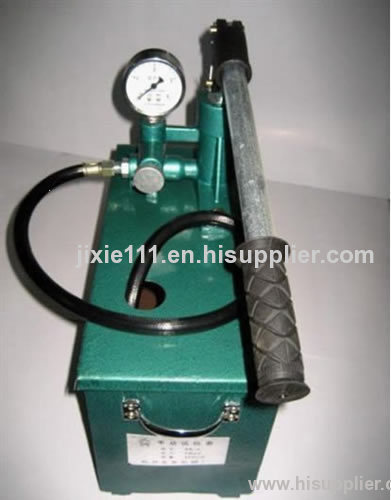 Hand pressure test pump easy operation and high efficiency